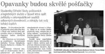 Opavanky budou skvělé pošťačky