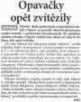 Opavačky opět zvítězily